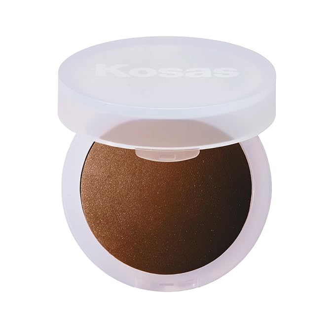 Kosas Cloud Set Face Setting Powder | Smoothing Shine Control, Soft, Sheer Setting Translucent Makeup Finish, Portable & Long-Lasting (Sheer Deep)