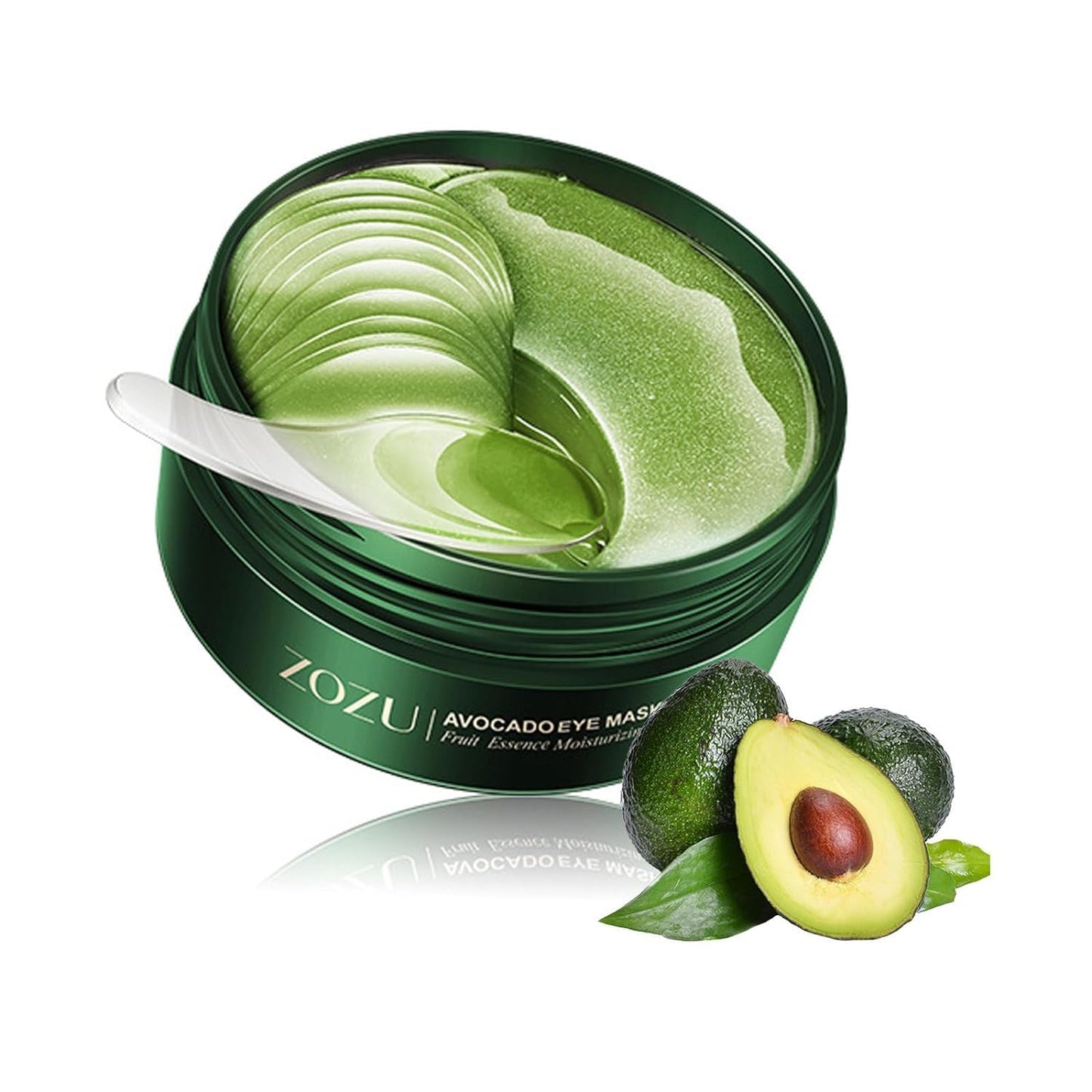 24k Under Eye Patches - 30 Pairs - Under Eye Mask for Eye Care,Hydrating Moisturizing Eye Mask Patch Under Eye Patches for Dark Circles and Puffiness (Avacado)