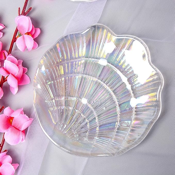 NOLITOY Colorful Nail Art Palette,Shell Nail Art Display Stand for Nail Displays,Nail Art Painting Palette Nail Gel Color Makeup Display Board