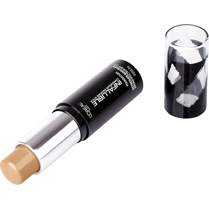 L'Oreal Paris Makeup Infallible Longwear Shaping Stick Foundation, 406 Warm Beige, 1 Tube, 0.32 Ounce