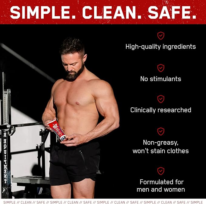 SteelFit Abs of Steel Maximum Definition Cream - Skin Tightening, Toning & Firming Lotion for Sculpting Abs - L-Carnitine Pre & Post Workout Supplement for Men & Women - Non-Greasy Formula, 3.4 Ounces
