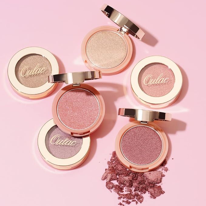 OULAC Blush Makeup Fair Skin| Highly Pigmented Powery Blush| Natural Matte Glow| Shape & Highlight Face| Cruelty-Free Blush with Rose Oil| 4.8g 16 Summer Time