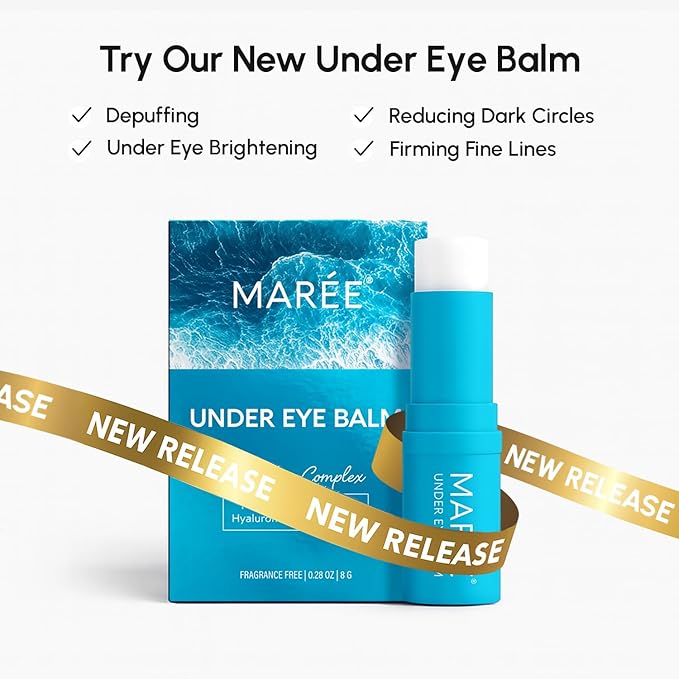 MAREE 24k Gold Under Eye Gels for Dark Circles and Puffiness - Collagen & Hyaluronic Acid Skincare Gel Pads - Gold Eye Patches for Puffy Eyes and Dark Circles - Under Eye Masks - Travel Essentials
