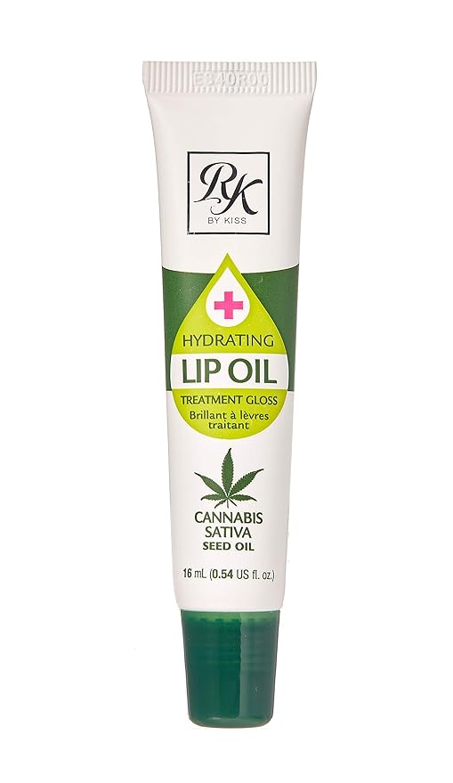 Ruby Kisses Hydrating Lip Oil Clear RLO01 (Clear&Cocoa Butter&Hemp Seed)