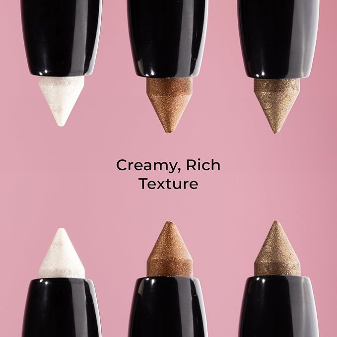 MCoBeauty Eyeshadow Stick, Shimmer, Bronze, Highly Pigmented, Built-in Sharpener, Vegan, Cruelty Free Cosmetics