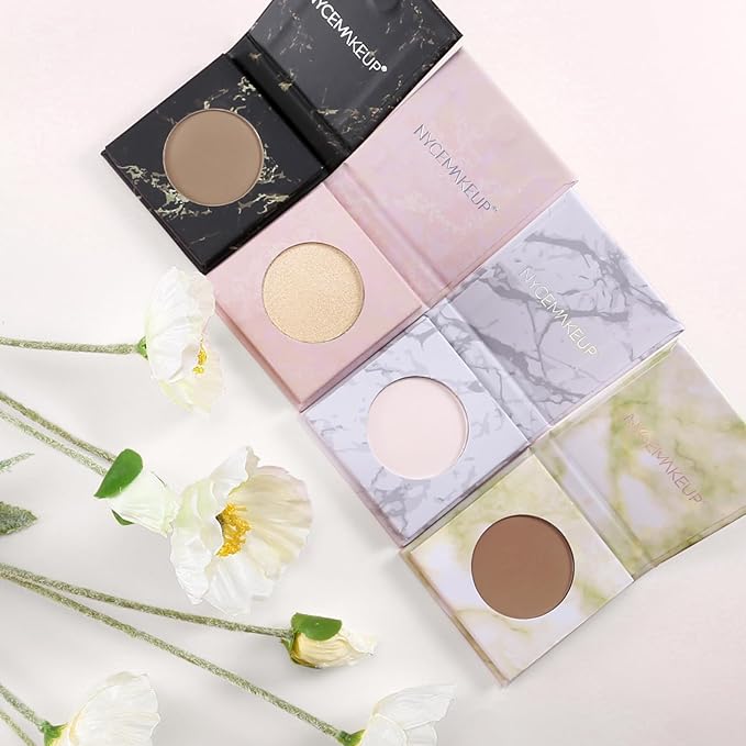 Matte Contour Palette, Face Sculpting Grey Contour Powder Palette for Light Fair Skin, Cool Toned Face Bronzer Makeup Contouring Palette, Buildable Matte Bronzer, 02#Dark Brown
