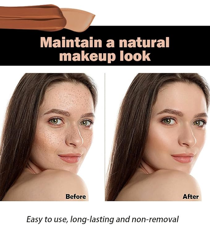 7 Color Solid Concealer Full Coverage Correcting Cream Concealer Waterproof Long-lasting Under Eye Concealer for Dark Circles Color Corrector Pro Concealer (Color 07)
