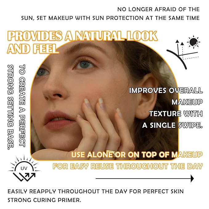 2PCS Mineral Sunscreen Setting Powder Makeup,Translucent Powder SPF 50 PA++++,Oil Control Long Lasting Face Setting Powder Sunscreen,Matte Finish,Lightweight,Breathable,All Skin