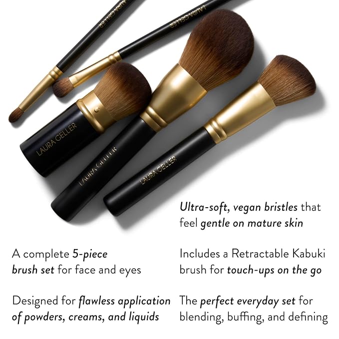 LAURA GELLER NEW YORK 5pc Full Face Brush Set