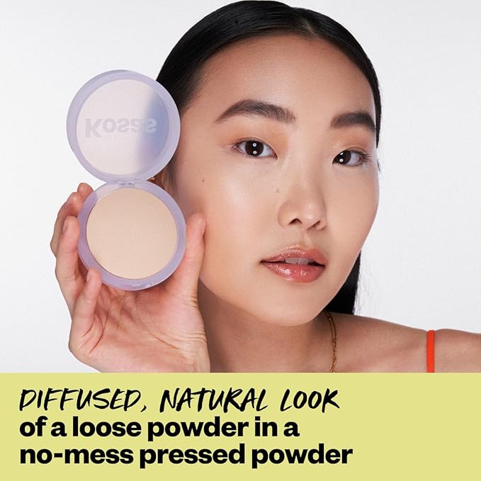 Kosas Cloud Set Face Setting Powder | Smoothing Shine Control, Soft, Sheer Setting Translucent Makeup Finish, Portable & Long-Lasting (Sheer Porcelain)