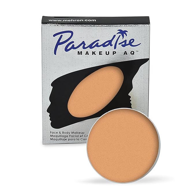 Mehron Makeup Paradise Makeup AQ Refill Size | Stage & Screen, Face & Body Painting, Beauty, Cosplay, and Halloween | Water Activated Face Paint, Body Paint, Cosplay Makeup .25 oz (7 ml) (Felou)