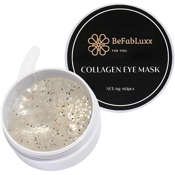 Under Eye Patches (60PCS) Under Eye Mask Collagen, Antioxidants & Hyaluronic Acid Collagen, Under Eye Wrinkle Eye Gels Pads, Anti-Aging Eye Mask Reduce Dark Circles, Puffiness Undereye Bags, Wrinkles
