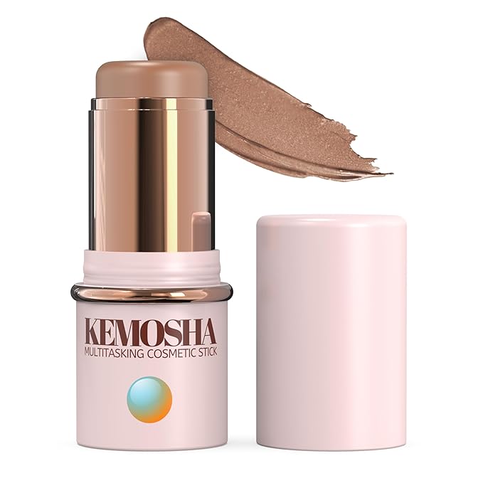 Kemostick Perk – Creamy and Luxurious Liquid Contour Stick – Vegan Cream Contour Balm for All Skin Types – Lightweight Formula with Quick Application – Sweatproof Contour Wand