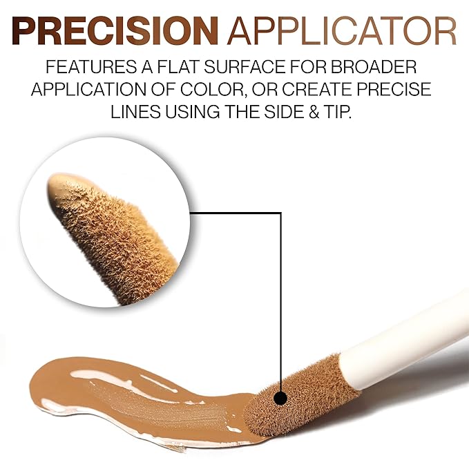 HIDE Liquid Concealer, 0.5 fl. oz. - Medium to Full Coverage Matte Concealer for Acne, Blemishes, Under Eye Dark Circles & Hyperpigmentation, Oil Free Concealer, Color For All Skin Tones (Walnut)