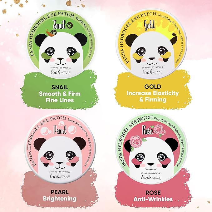 Panda Hydro-gel Eye Patches, Snail