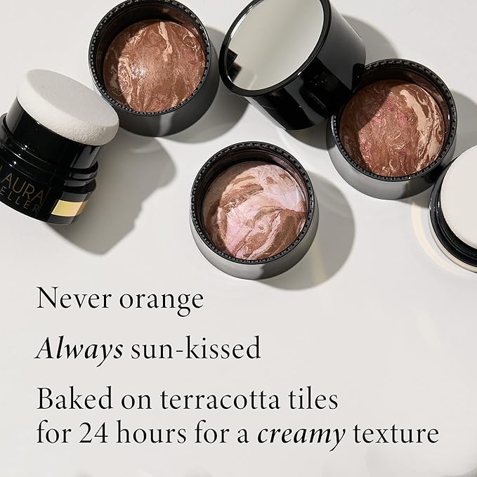 LAURA GELLER NEW YORK Bronze-n-Brighten Baked To Go - Travel Size - Medium - Natural Bronze Glow