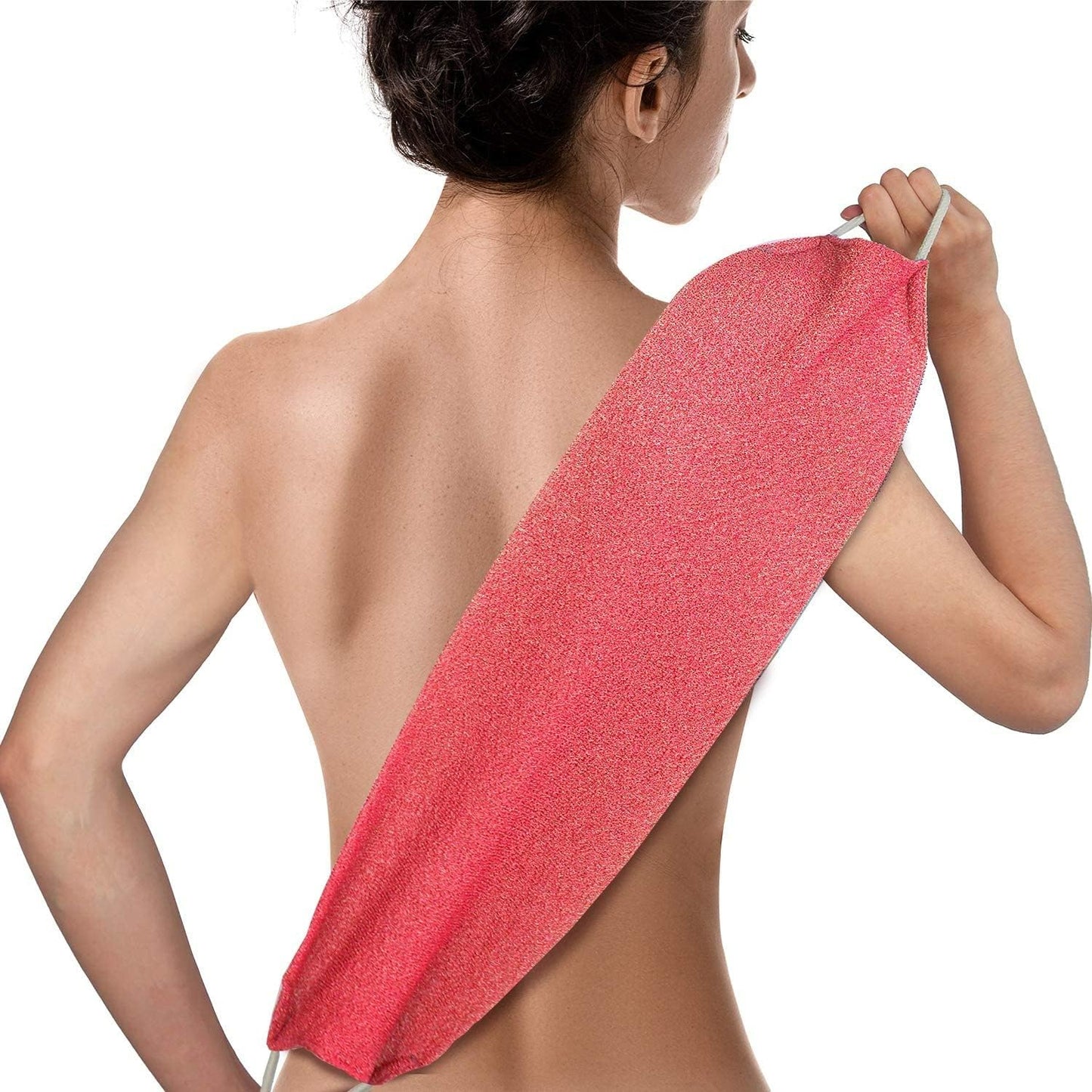 Evridwear Exfoliating Back Scrubber for Shower - Double-Sided Body Scrubber with Handles, Deep Clean, Massage & Exfoliate Back Washer for Men & Women, Invigorates Skin & Circulation