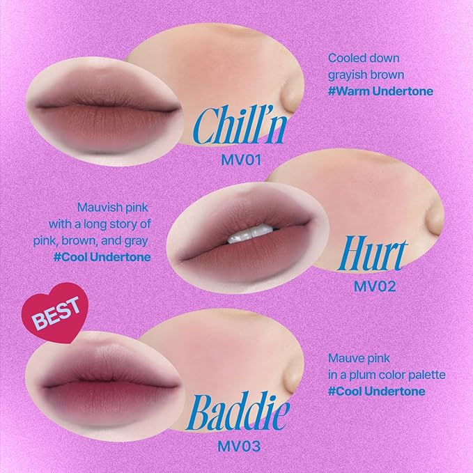 Lip&Cheek Blurry Pudding Pot | Cold-hearted Moment - Boss | Makeup Blush, Buildable Lightweight, Multi-Use Soft Matte Finish | 5g