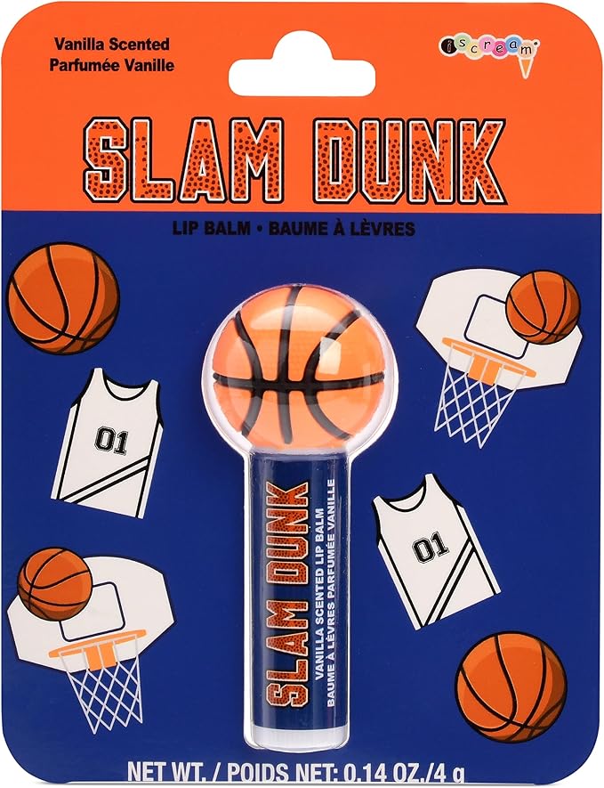 iscream Sport-Tastic Basketball Shaped Vanilla Scented Lip Balm