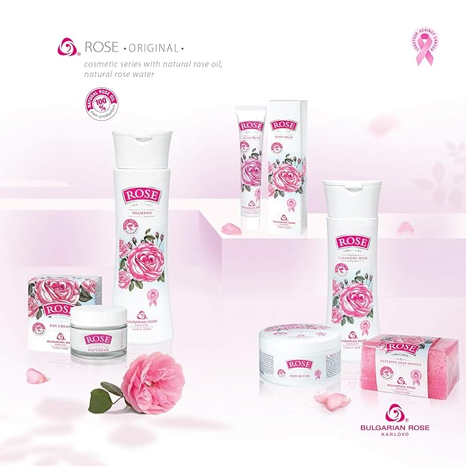 Rose Bulgarian Eye Cream with Natural Oil for Dark Spots and Puffiness, Under Eye Cream for Wrinkles and Bags, Water Anti Aging Eye Cream Helps Improve Dryness