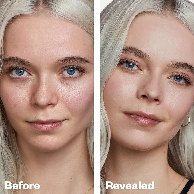 Kosas Revealer Skin-Improving Foundation with SPF 25 Protection - Hydrate, Brighten, Soothe, Plump, Protect Skin - Smoothing Texture, Natural Finish and Clean Formula - Very Light Neutral 100