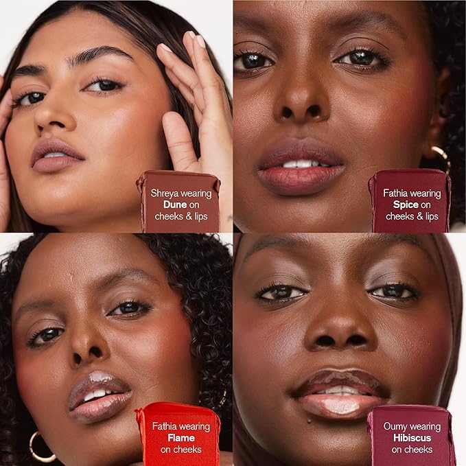 AMI COLÉ Desert Date Cream Multistick Lip and Cheek Tint (Dune), moisturizing lip tint, lip and cheek stain, natural lip color