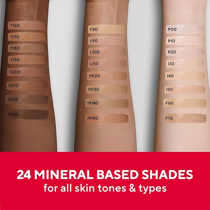 Mirabella Invincible For All Perfecting Under Eye Concealer Full Coverage - Hydrating Makeup Concealer for Dark Circles, Fine Lines & Wrinkles w/Hyaluronic Acid - Light L110