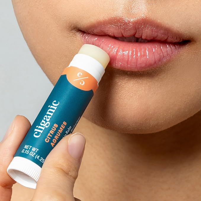 Cliganic Organic Lip Balm 2 pack -Sweet Mint