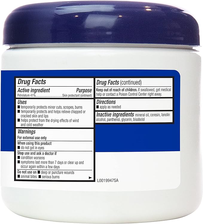 Amazon Basics Healing Ointment and Skin Protectant for Dry & Cracked Skin, Fragrance Free, 14 Ounce, Pack of 1