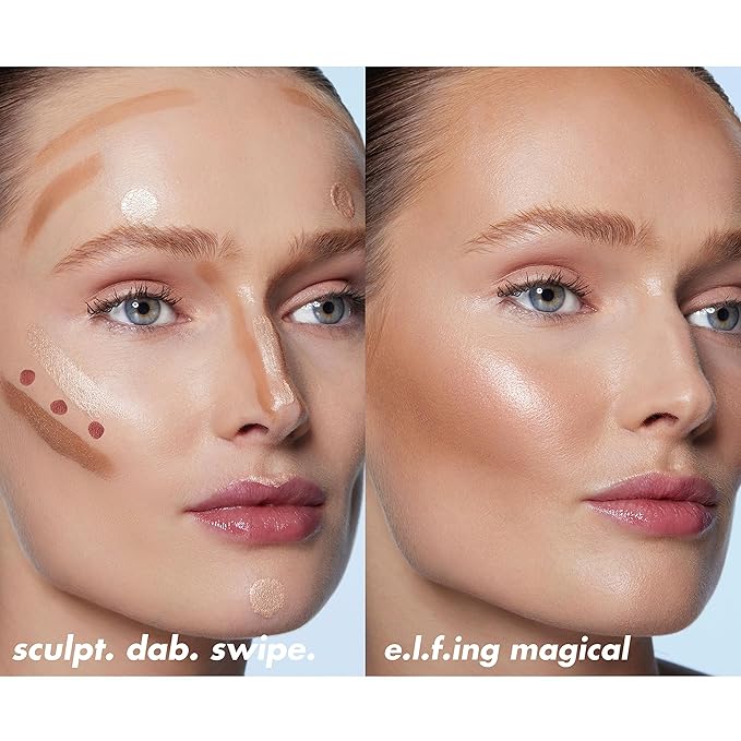e.l.f. Halo Glow Blush Beauty Wand, Liquid Blush Wand For Radiant, Flushed Cheeks, Infused With Squalane, Vegan & Cruelty-free, Berry Radiant