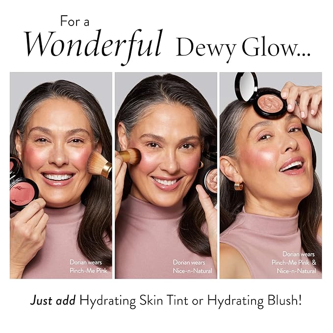 LAURA GELLER NEW YORK The Wonder Balm Complexion Enhancer - Hydrating Weightless Subtle Hint of Color + Glow for Mature Skin - Vegan Squalane - Apply to Cheeks & Lips (04 Honey Haze)