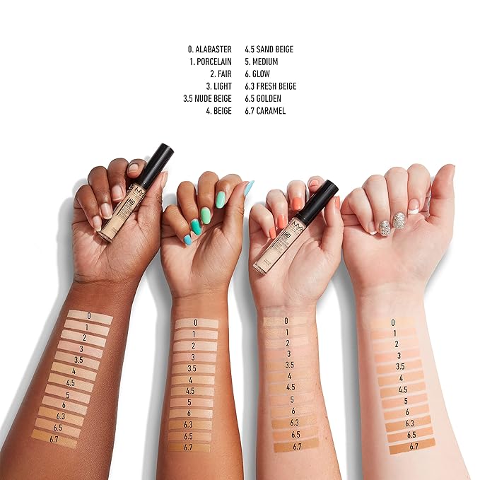 NYX PROFESSIONAL MAKEUP HD Studio Photogenic Concealer Wand, Medium Coverage - Porcelain