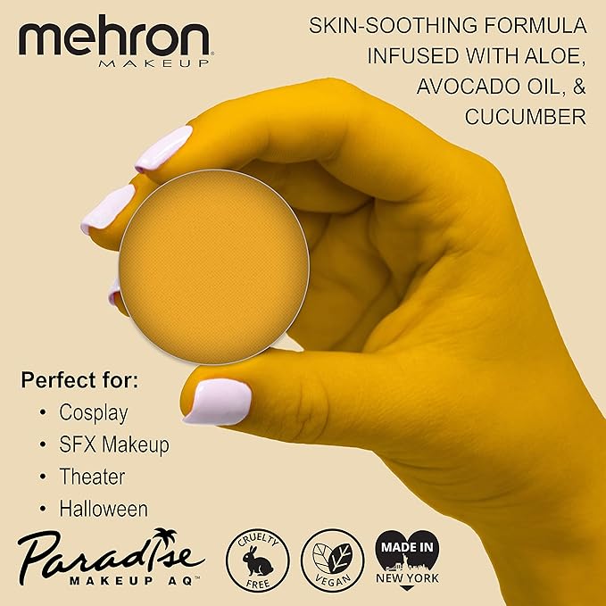 Mehron Makeup Paradise Makeup AQ Refill (.25 oz) (DIJON)