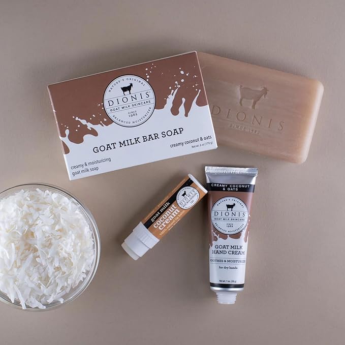 Dionis Creamy Coconut Goat Milk 3 Pc Gift Set