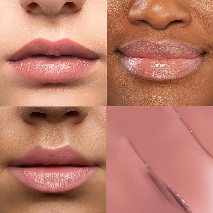 Julep It's Balm: Tinted Lip Balm + Buildable Lip Color Duo - Vintage Mauve, Sheer Iridescence - Natural Gloss Finish - Hydrating Vitamin E Core - Vegan