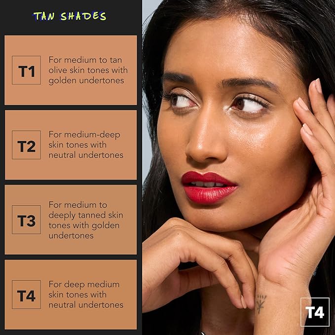 COVER FX Power Play Foundation - Shade T2 - Buildable Full Coverage - Waterproof Sweat-Proof Transfer-Proof - Natural Matte Finish - All Skin Types