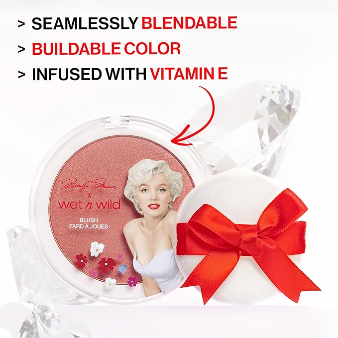 Wet n Wild Marilyn Monroe Icon Blush in Rose