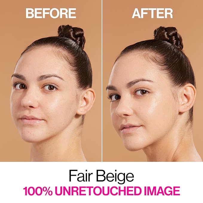 wet n wild Bare Focus Skin Tint, 5% Niacinamide Enriched, Buildable Sheer Lightweight Coverage, Natural Radiant Finish, Hyaluronic & Vitamin Hydration Boost, Cruelty-Free & Vegan - Fair Beige