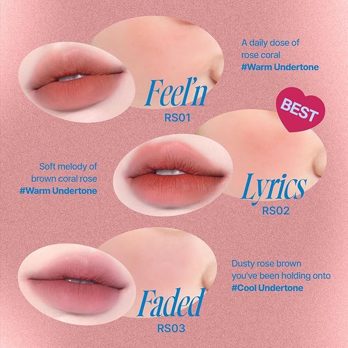 Lip&Cheek Blurry Pudding Pot | Faded Moment - Lyrics | Makeup Blush, Buildable Lightweight, Multi-Use Soft Matte Finish | 5g