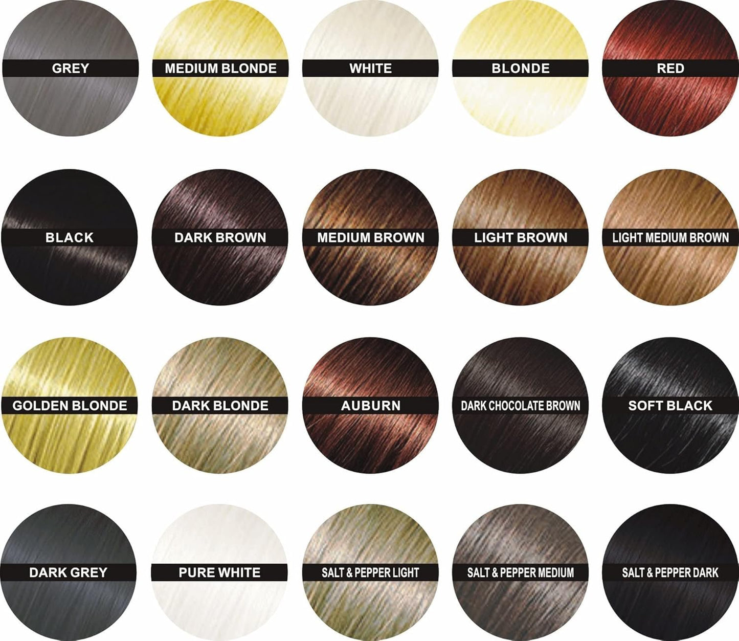 Hair Building Fibers 200 Grams 7 Oz. With Bottle By Finally Hair 50g*4 (Medium Brown)