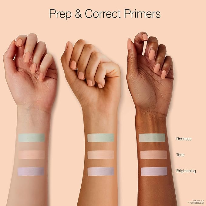 Neutrogena Prep + Correct Primer for Redness Correcting, Green-Toned Matte Makeup Primer with Seaweed Extract to Help Reduce Redness & Even Skin Tone, 1.0 oz (Pack of 2)
