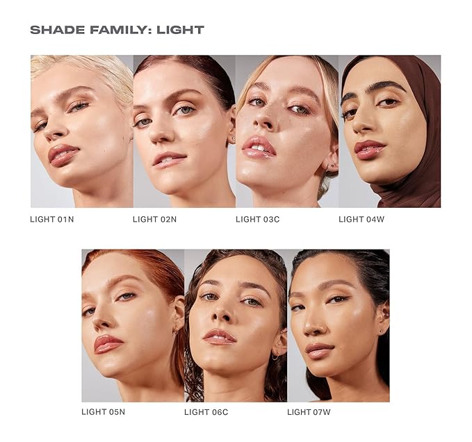 Morphe Lightform Liquid Foundation - Extended Hydration Foundation Makeup with a Lasting, Natural Radiant Finish - Long-Wearing Formula with Buildable, Medium Coverage - Light 04W (1.01 fl oz)