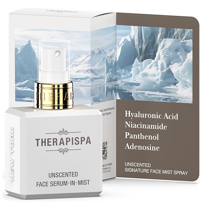 Face Serum-In-Mist – Unscented Hydrating Face Mist & Spray Serum with Niacinamide, Panthenol & Hyaluronic Acid for Sensitive Skin & Deep Moisture (2.0 fl oz)