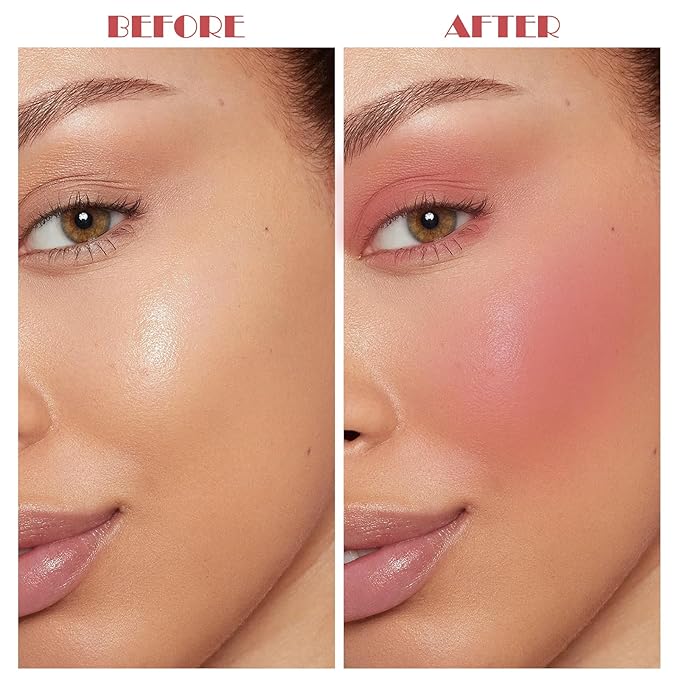 Cream Blush Makeup,Buildable Blush Stick for Cheeks,Matte Finish,Long Wear,Easy Application,Lightweight Multi Stick