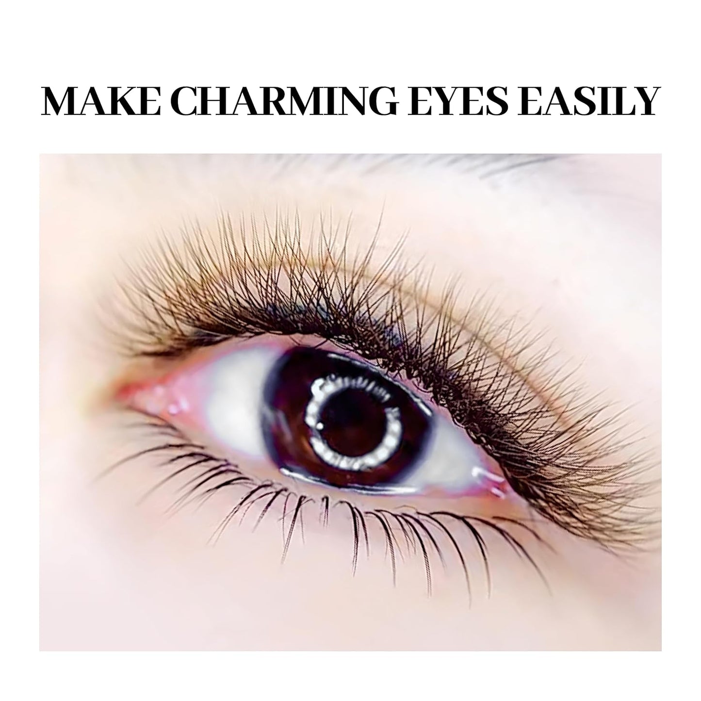 Lash Extensions Brown 4D W Eyelash Extensions W Shape 0.07mm Thickness C Curl 9mm Premade Fans Lashes Colored Lash Extension Volume Lashes Individual Lashes(W-Brown-4D-0.07-C,9mm)