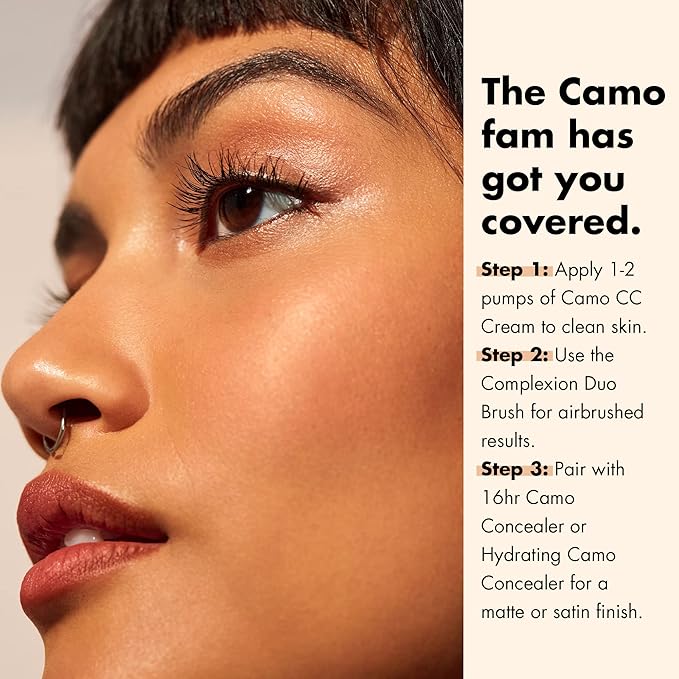e.l.f. Camo CC Cream, Color Correcting Medium-To-Full Coverage Foundation with SPF 30, Light 280 N, 1.05 Oz (30g)