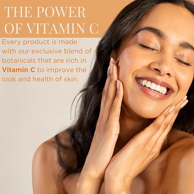 InstaNatural Vitamin C Cleanser and Serum Kit, Brightens and Reduces Signs of Aging, Fine Lines and Wrinkles, with Botanical Extracts