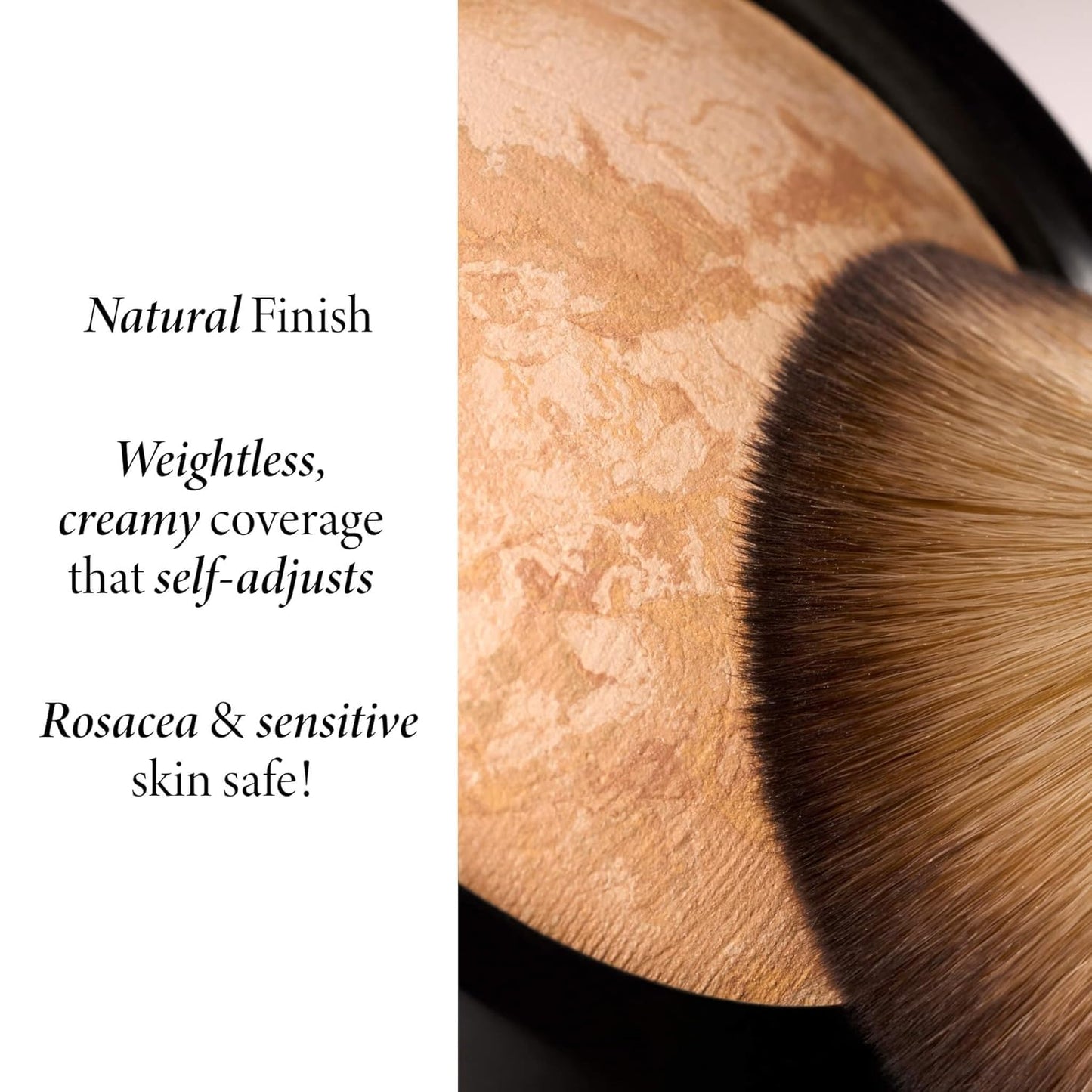 LAURA GELLER NEW YORK Award-Winning Baked Balance-n-Brighten Color Correcting Powder Foundation - Deep - Buildable Light to Medium Coverage - Demi-Matte Natural Finish