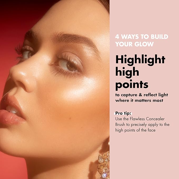 e.l.f. Halo Glow Liquid Filter, Complexion Booster For A Glowing, Soft-Focus Look, Infused With Hyaluronic Acid, Vegan & Cruelty-Free, 3.5 Medium