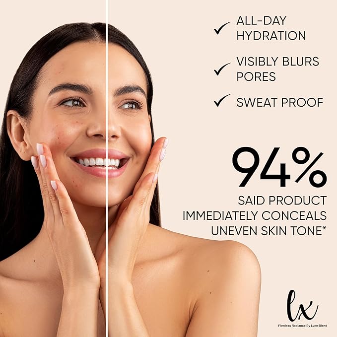 Lx Blend CC+ Cream Oil Free Matte Anti Aging Foundation SPF40 (Medium)